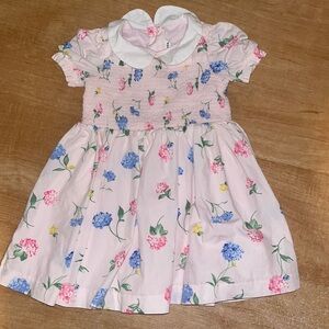 Janie and Jack 6-12 Months “The Charlotte” Smocked Dress